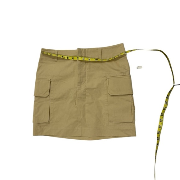 Ralph Lauren Sport Mini Cargo Skirt Khaki Y2K 90s Pockets New Size 2 - Picture 4 of 10